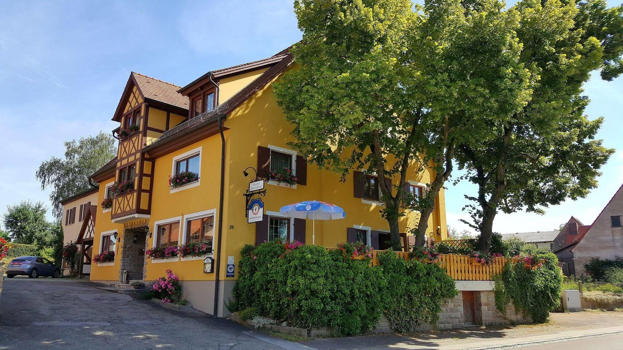 Hotel Gasthof Zum Schwan Steinsfeld Luaran gambar